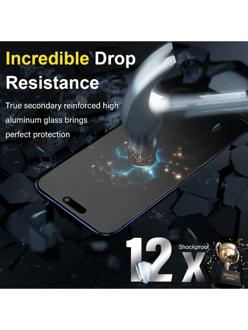 2 Pack Matte Screen Protector & Camera Lens Protector for iPhone 17 Pro